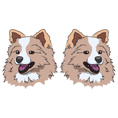 Signmission Pomchi Dog Decal, Dog Lover Decor Vinyl Sticker D-18-Pomchi